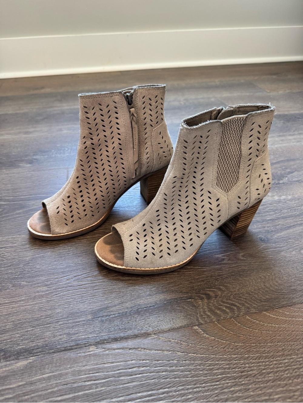TOMS Wedge Booties